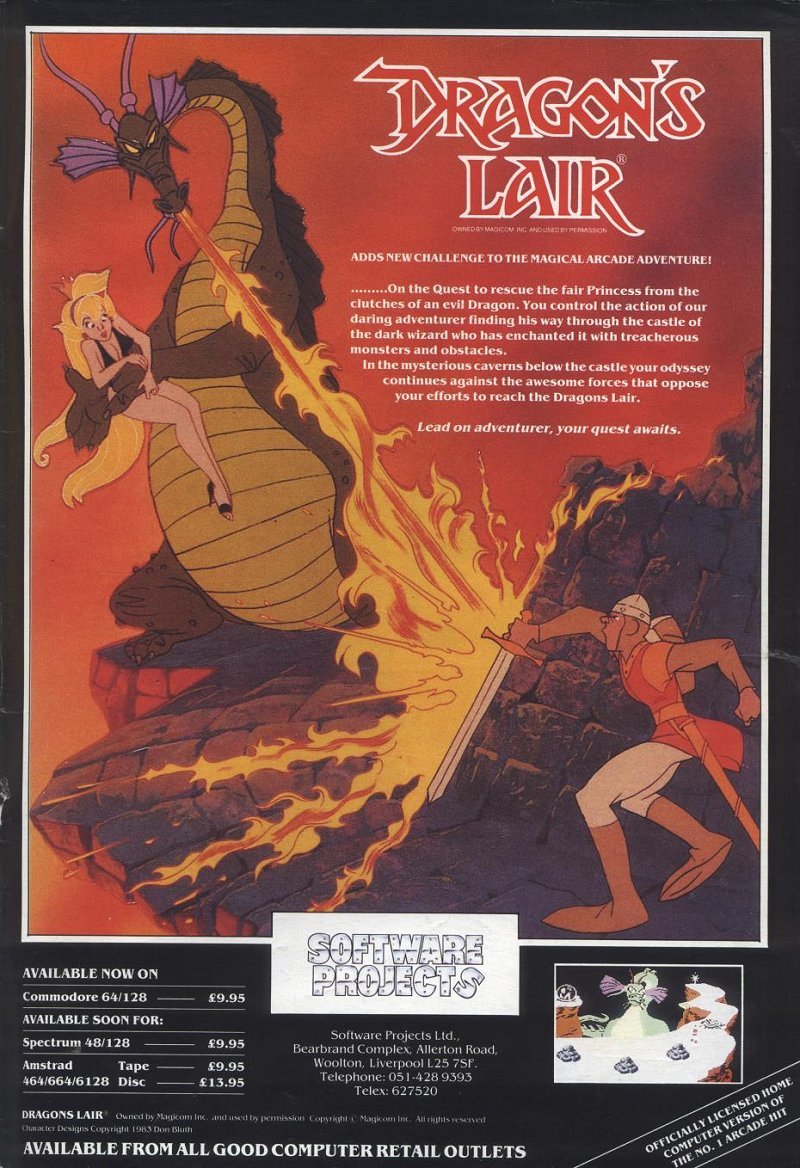 Dragon's Lair, постер № 3