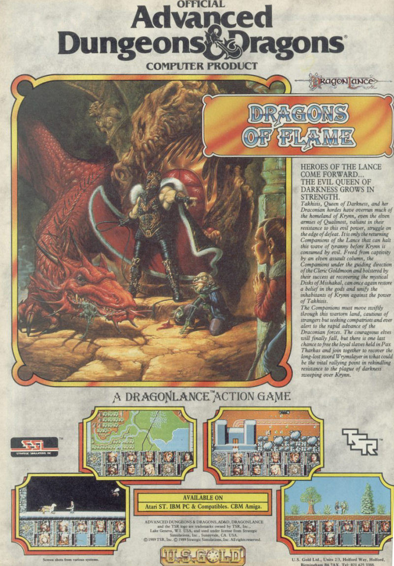 Dragons of Flame, постер № 3