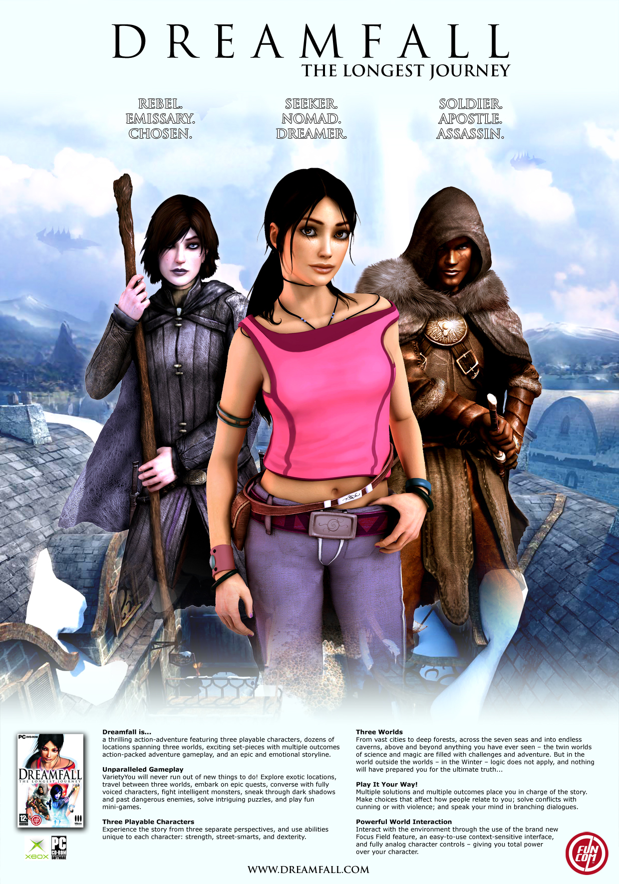 Dreamfall: The Longest Journey, постер № 2