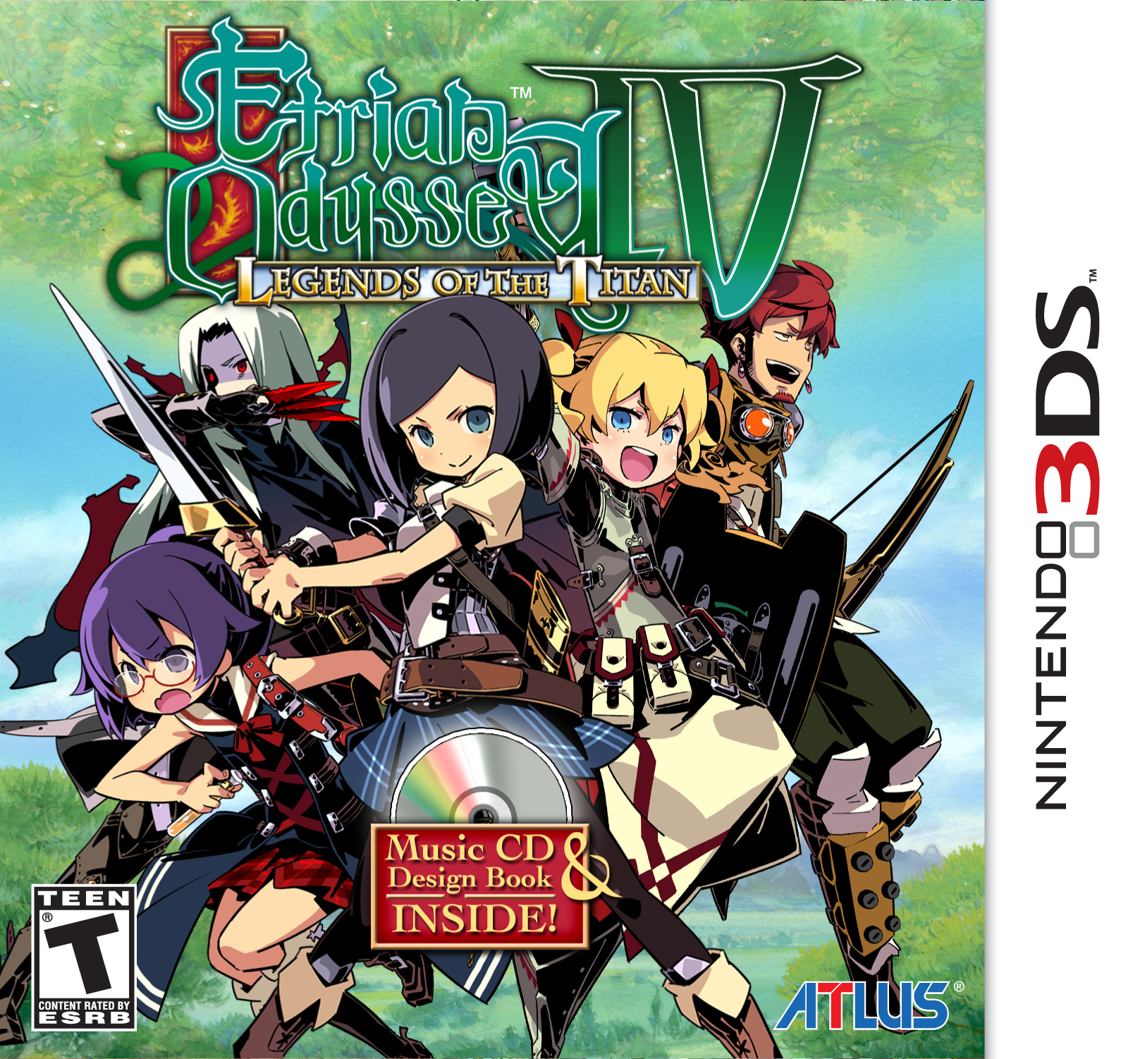 Etrian Odyssey IV: Legends of the Titan, постер № 1