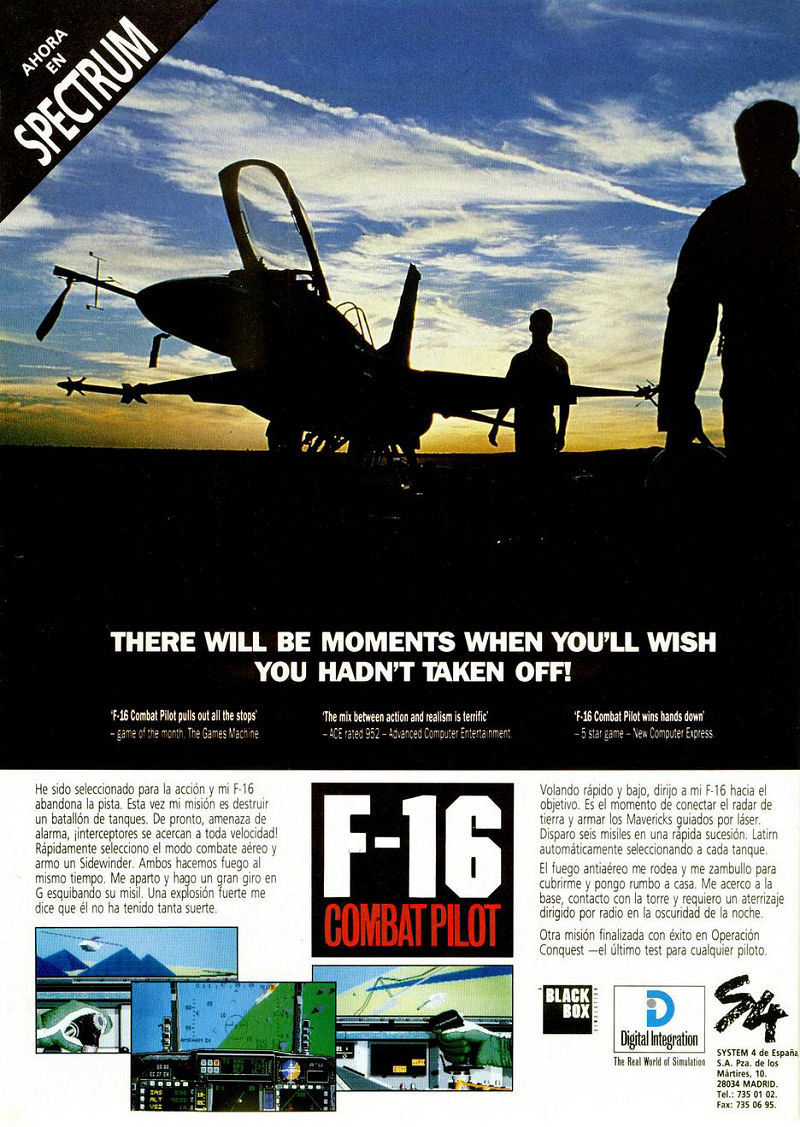 F-16 Combat Pilot, постер № 6