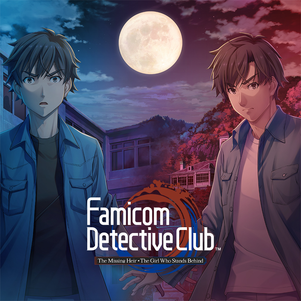 Famicom Detective Club: The Missing Heir & Famicom Detective Club: The Girl Who Stands Behind, постер № 2