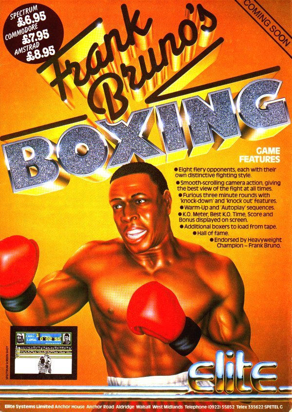 Frank Bruno's Boxing, постер № 6