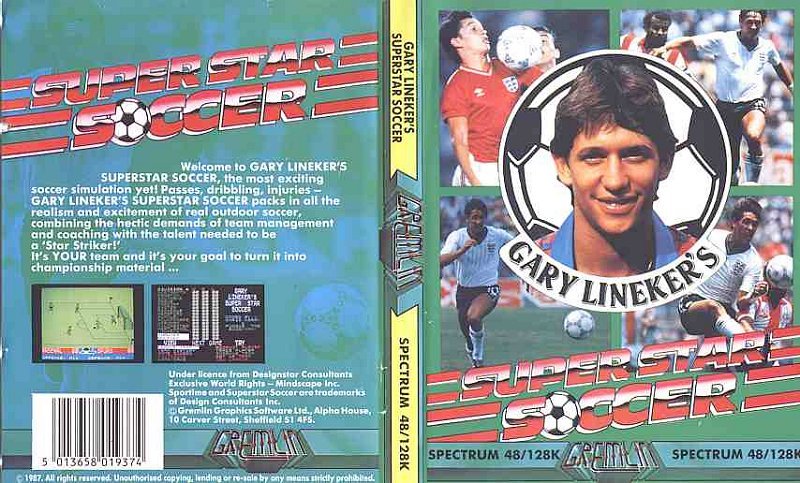 Gary Lineker's Superstar Soccer, постер № 1