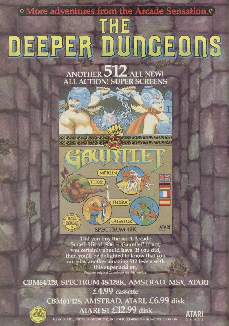 Gauntlet: The Deeper Dungeons, постер № 2