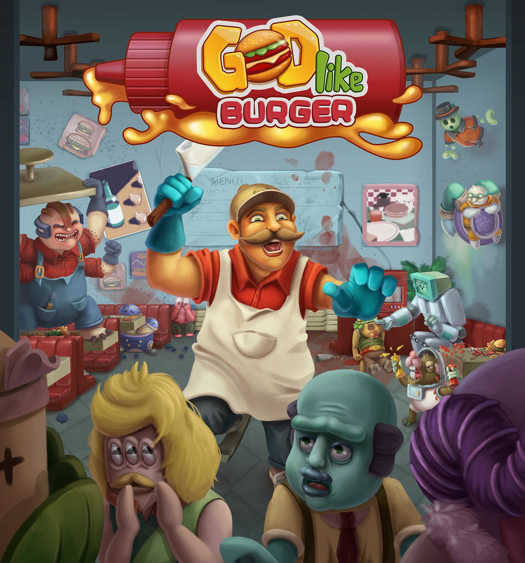 Godlike Burger, постер № 2