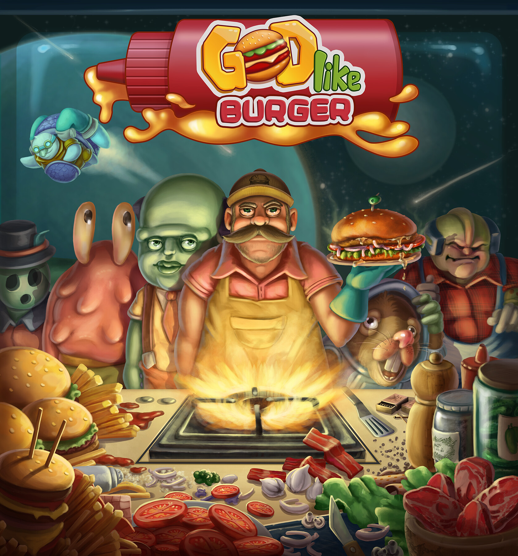 Godlike Burger, постер № 6