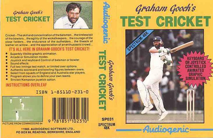 Graham Gooch's Test Cricket, постер № 1