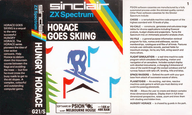 Horace Goes Skiing, постер № 2
