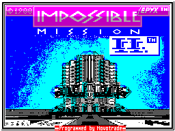 Impossible Mission II, кадр № 1