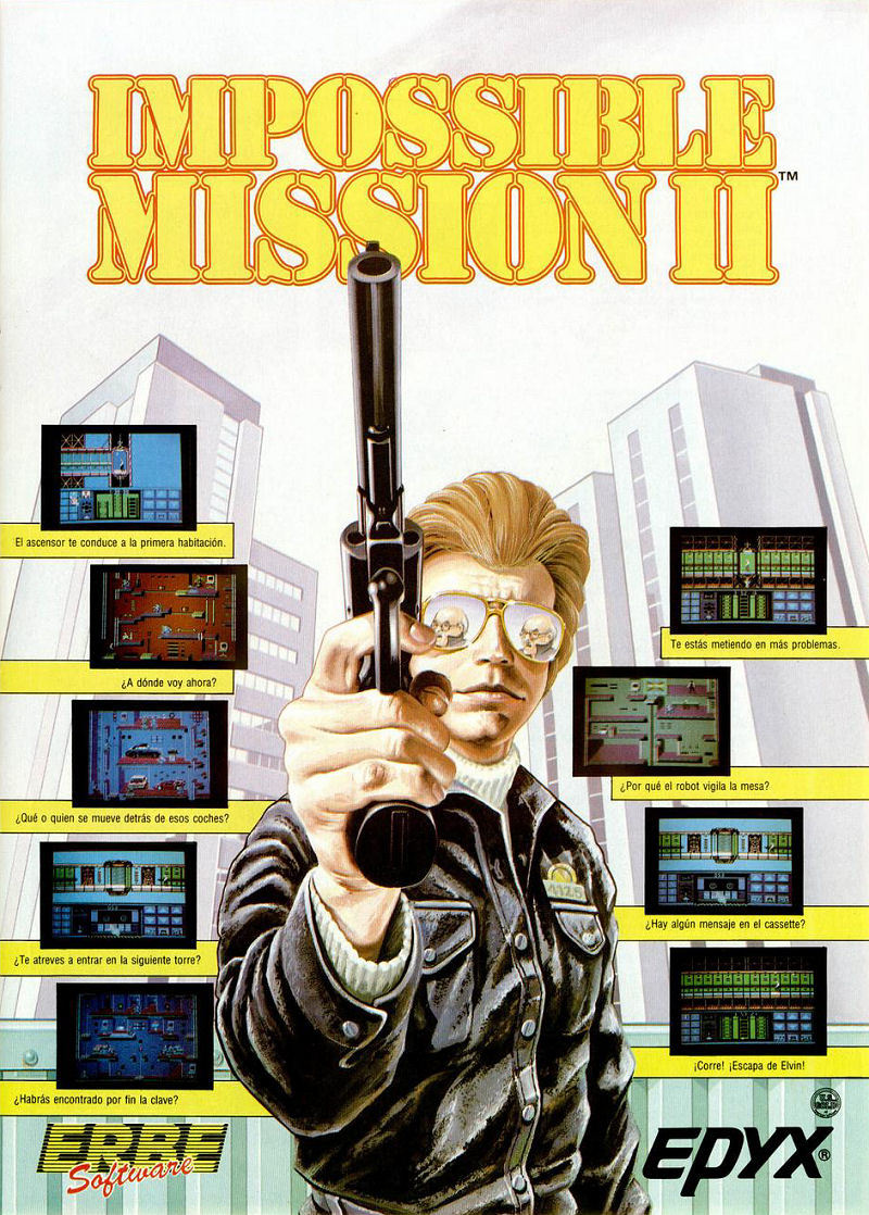 Impossible Mission II, постер № 5