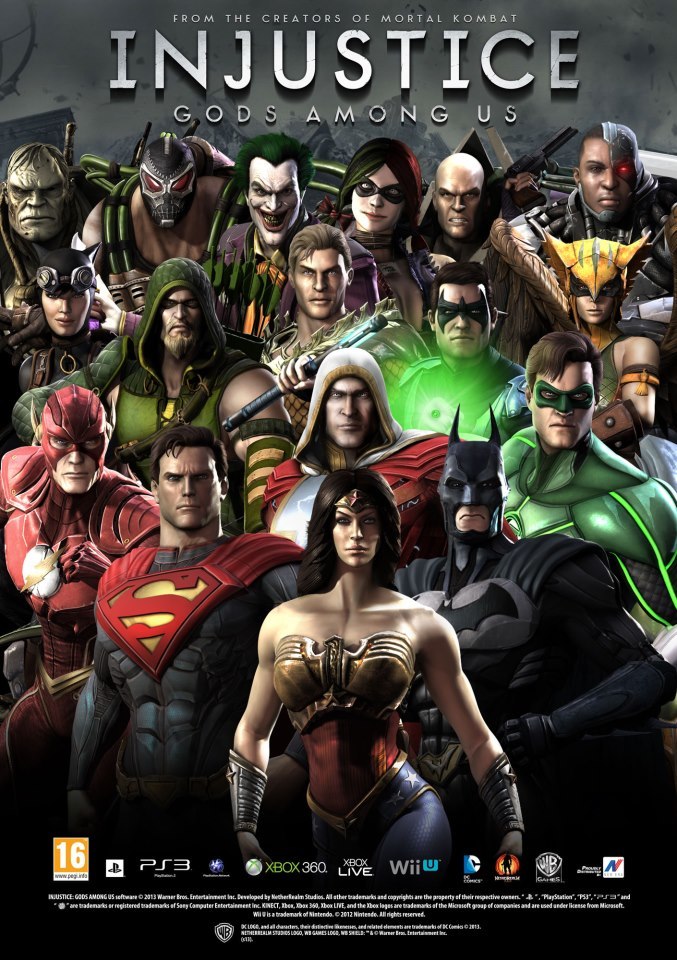 Injustice: Gods Among Us, постер № 1