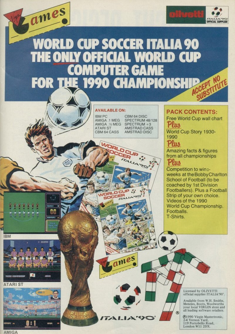 Italia '90 - World Cup Soccer, постер № 6