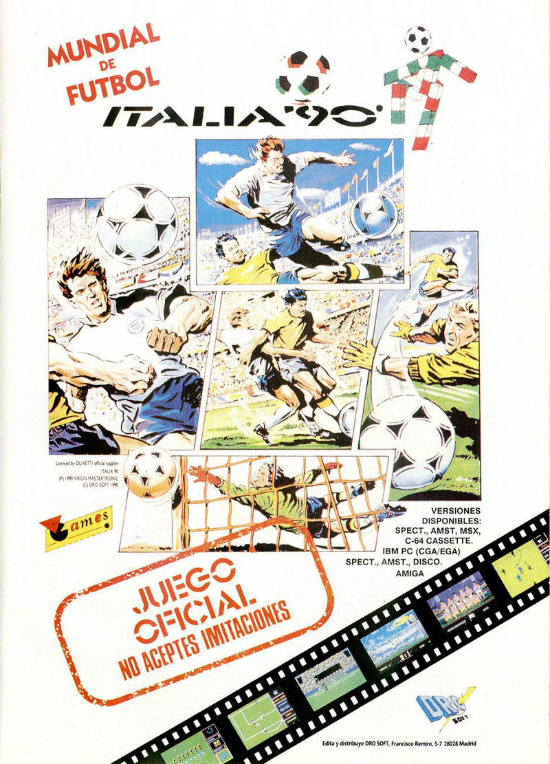 Italia '90 - World Cup Soccer, постер № 8
