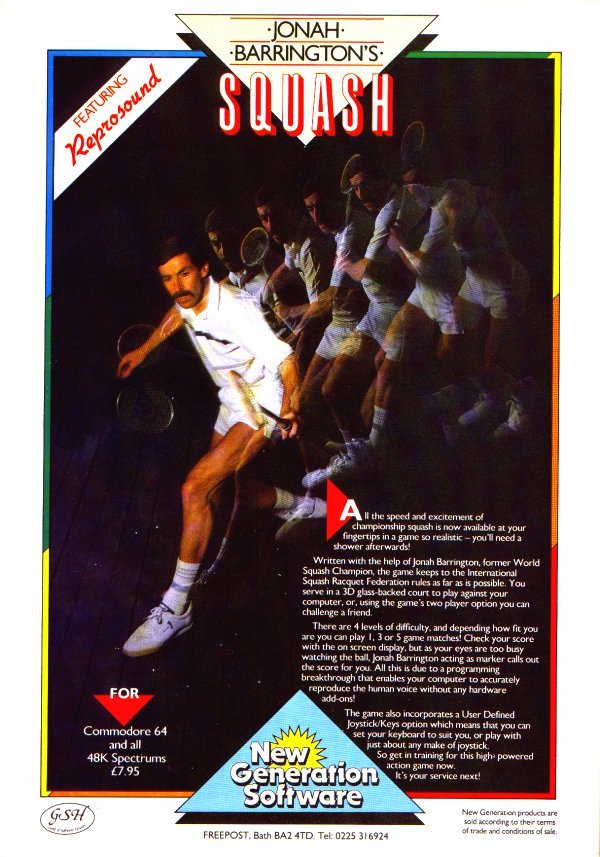 Jonah Barrington's Squash, постер № 4