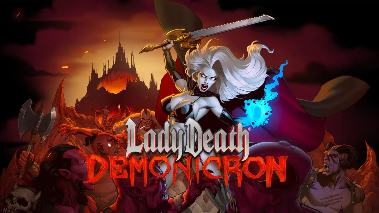Леди Смерть завоёвывает мир видеоигр с кровавым комикс-слэшером Lady Death: Demonicron
