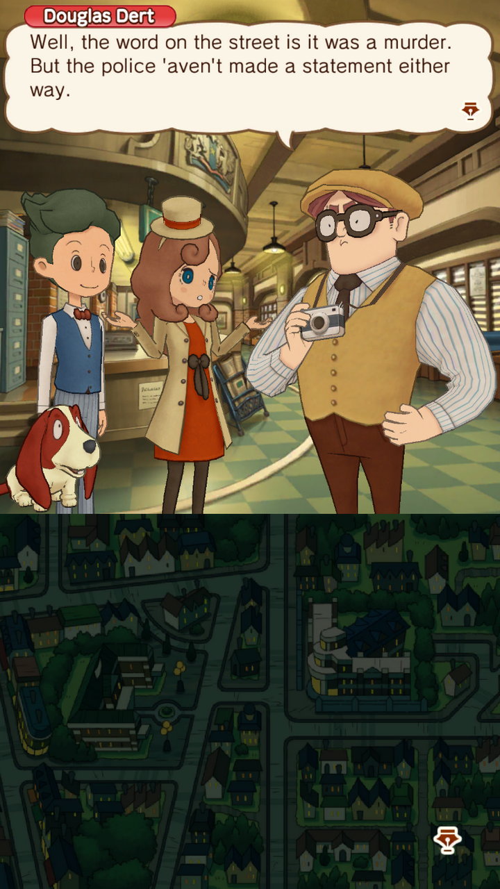 Layton's Mystery Journey: Katrielle and The Millionaire's Conspiracy, кадр № 4