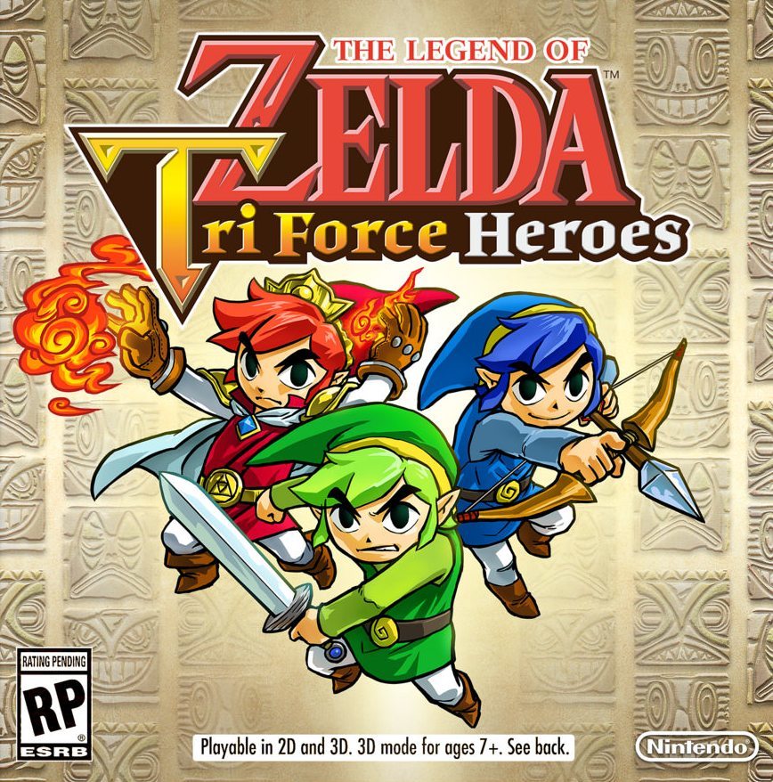 The Legend of Zelda: Tri Force Heroes, постер № 1