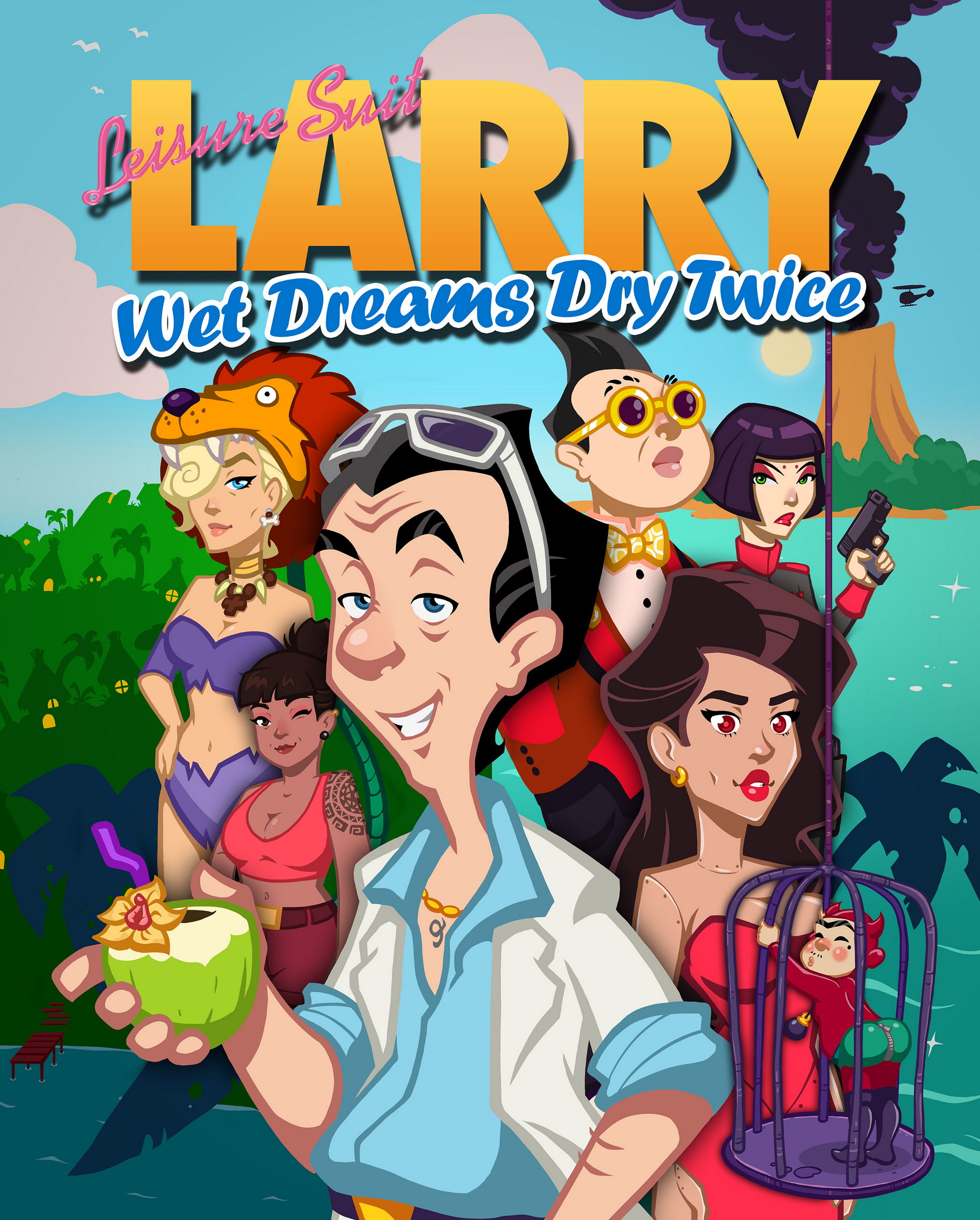 Leisure Suit Larry: Wet Dreams Dry Twice, постер № 1