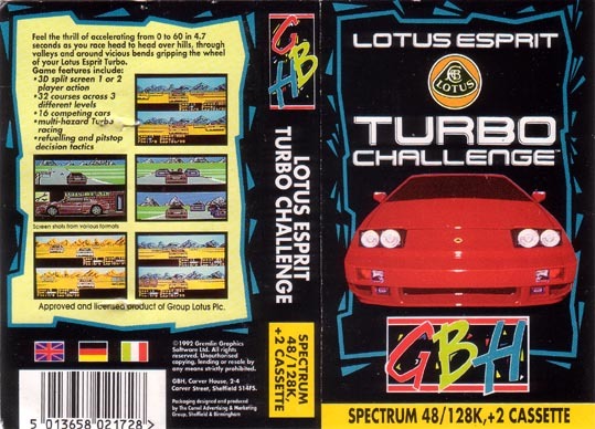 Lotus Esprit Turbo Challenge, постер № 3