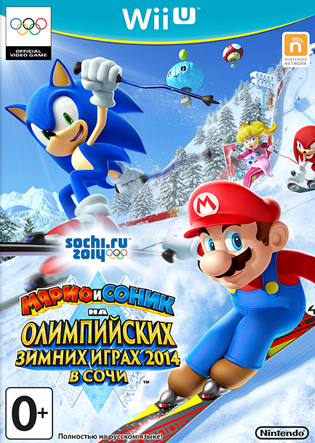 Марио и Соник на Олимпийских зимних играх 2014 в Сочи, постер № 2