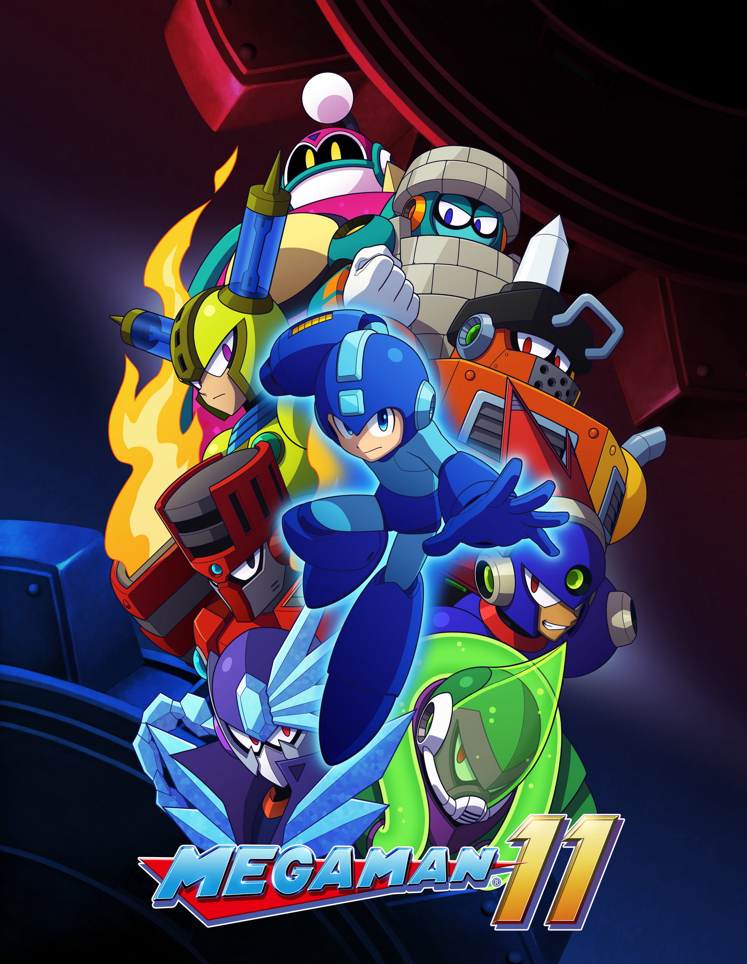 Mega Man 11, постер № 2