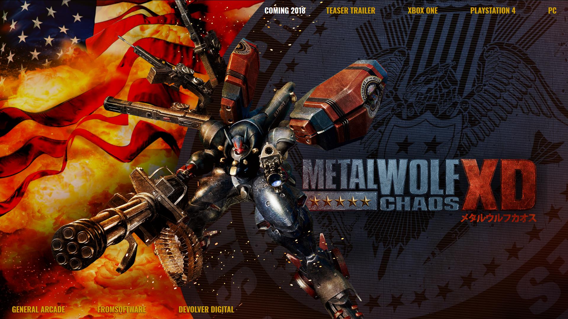 Metal Wolf Chaos XD, постер № 3