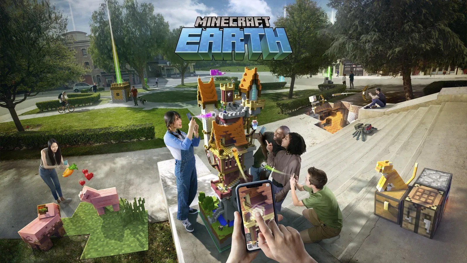 Minecraft Earth, постер № 1