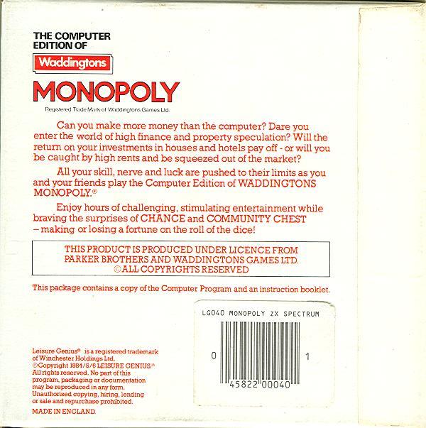 Monopoly, постер № 2