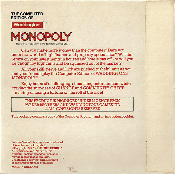 Monopoly, постер № 3