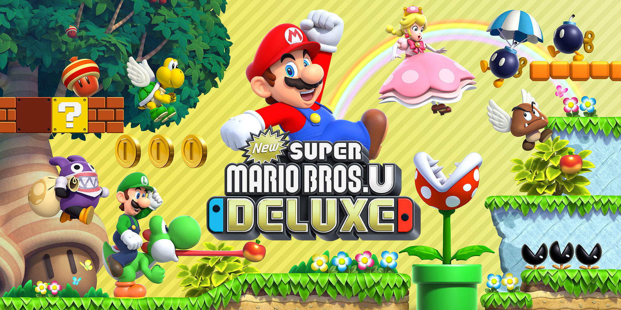 New Super Mario Bros. U Deluxe, постер № 2