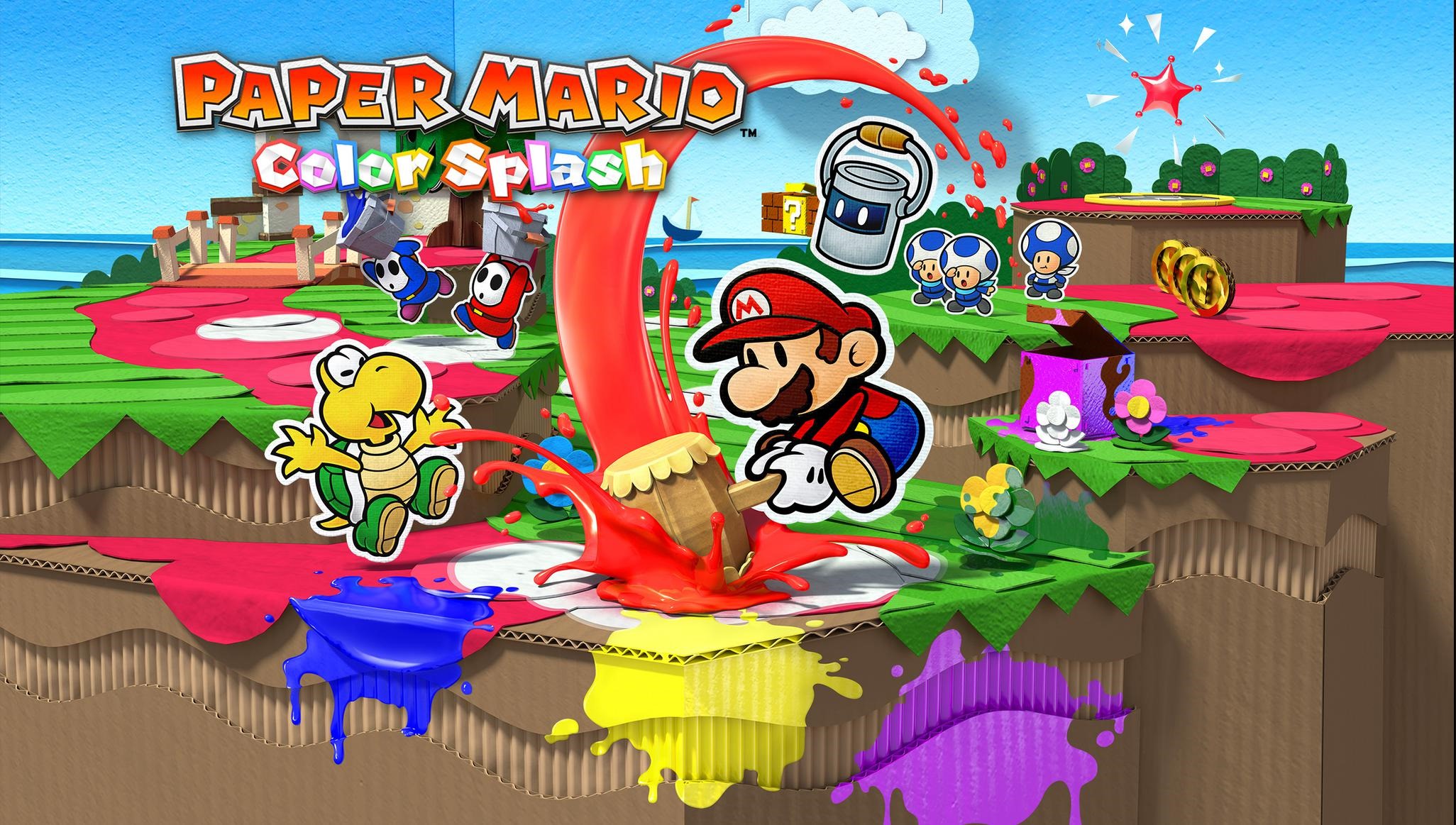 Paper Mario: Color Splash, постер № 1
