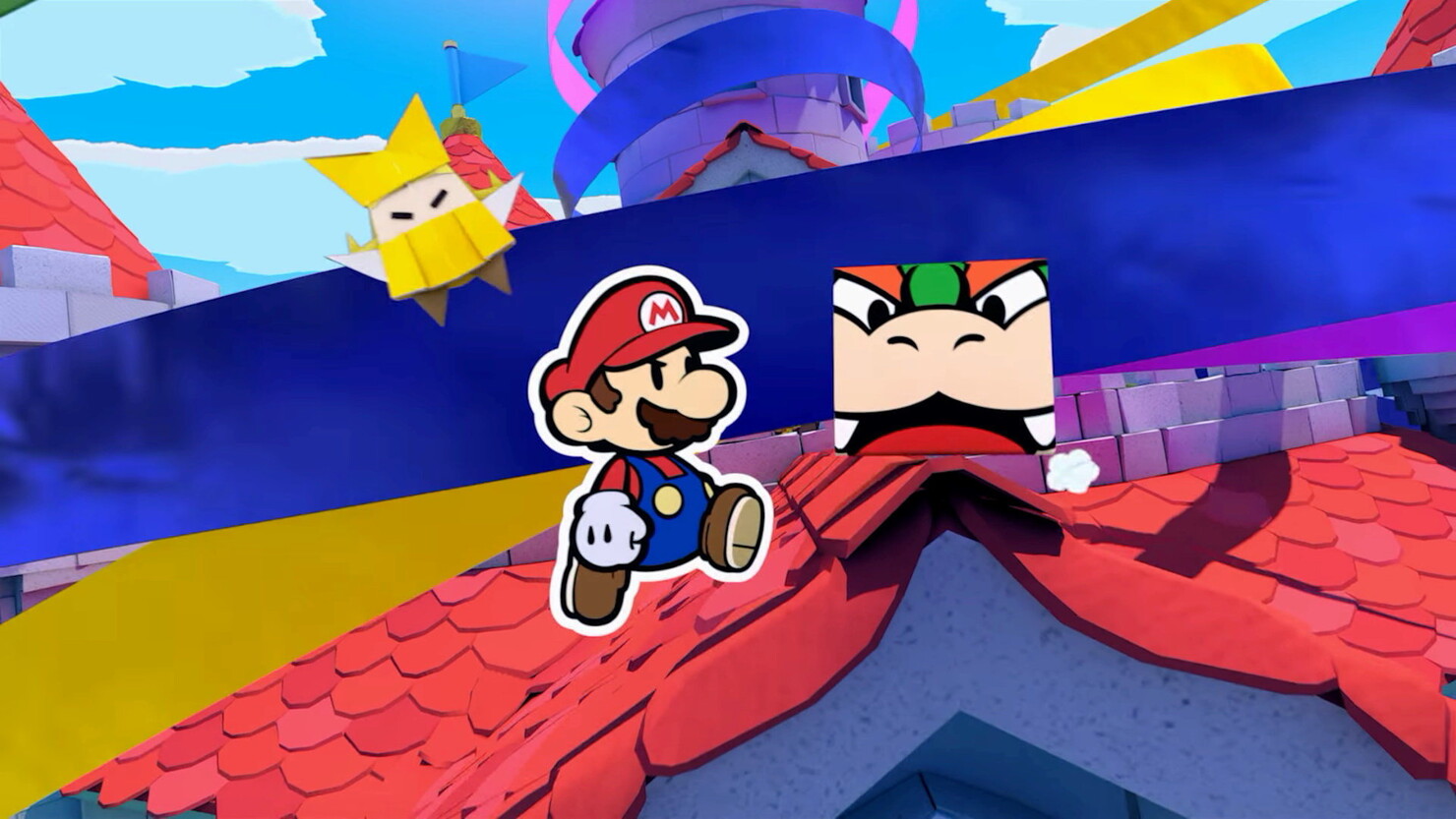 Кадры из игры Paper Mario: The Origami King