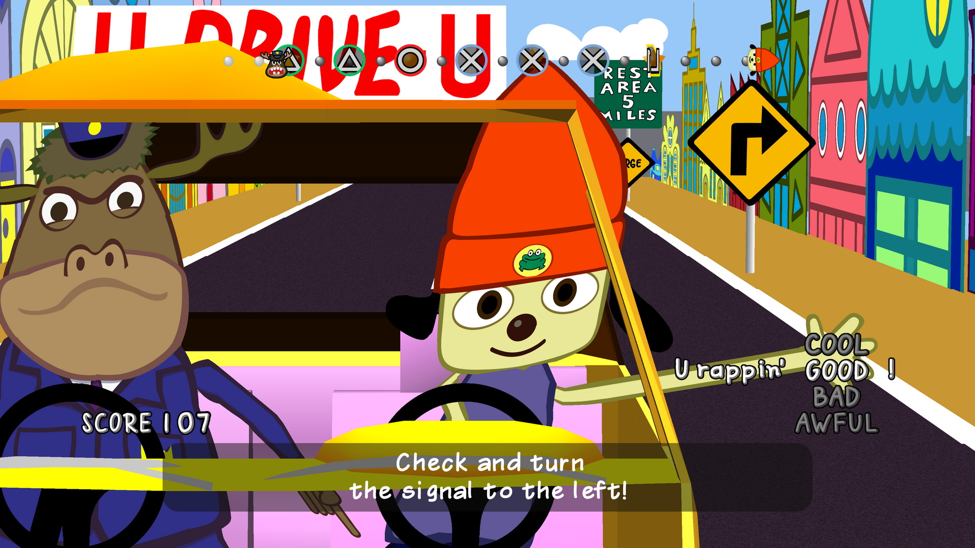 PaRappa the Rapper Remastered, кадр № 1