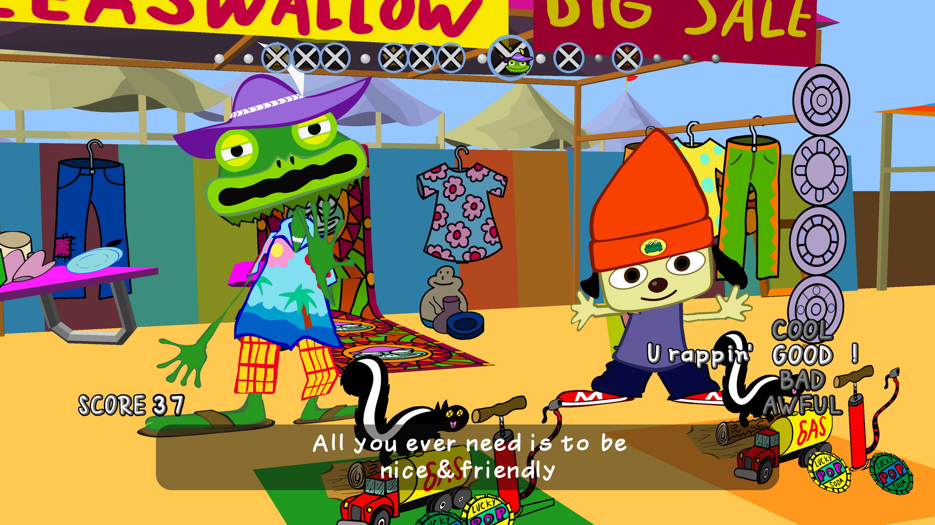 PaRappa the Rapper Remastered, кадр № 2