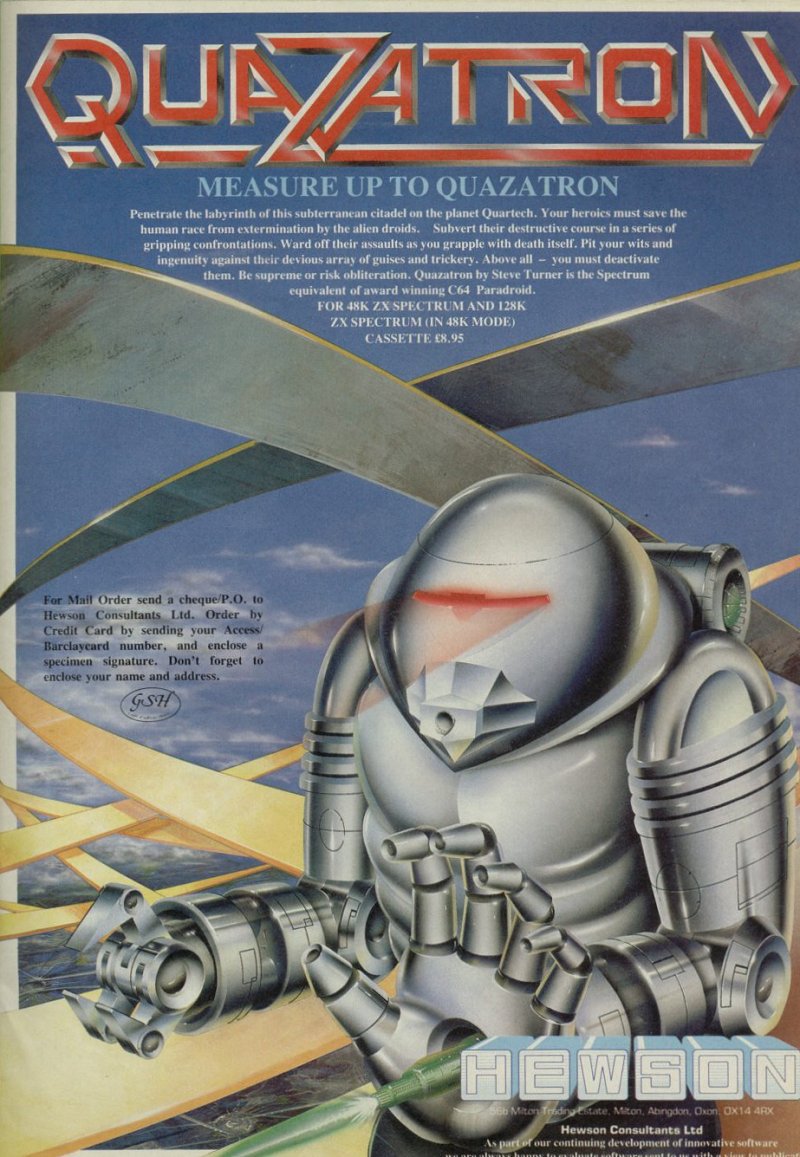 Quazatron, постер № 1