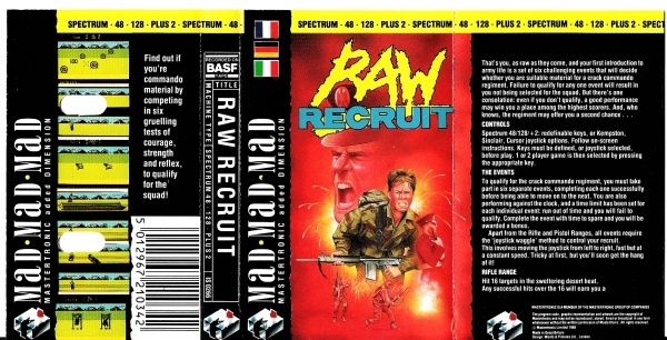 Raw Recruit, постер № 1