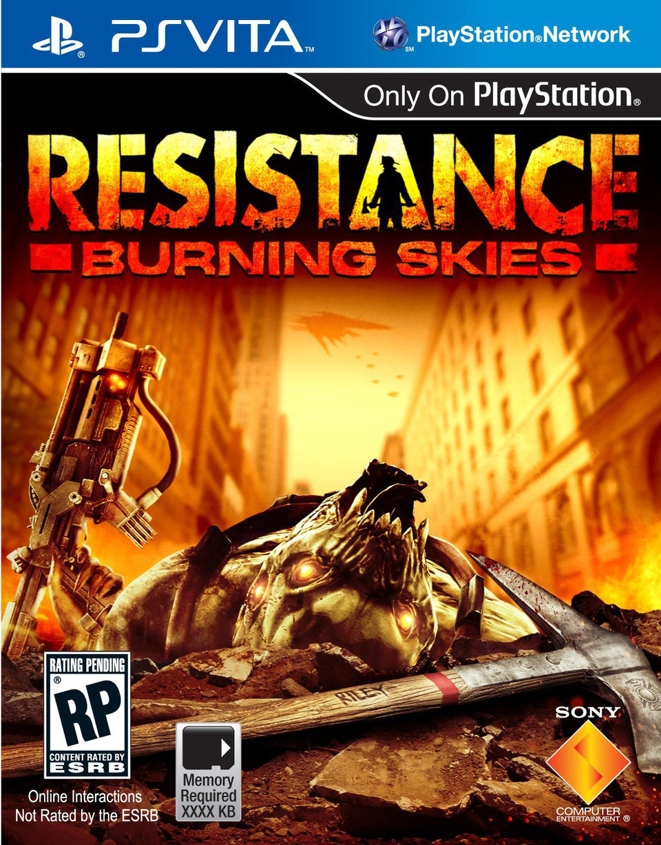 Resistance: Burning Skies, постер № 1