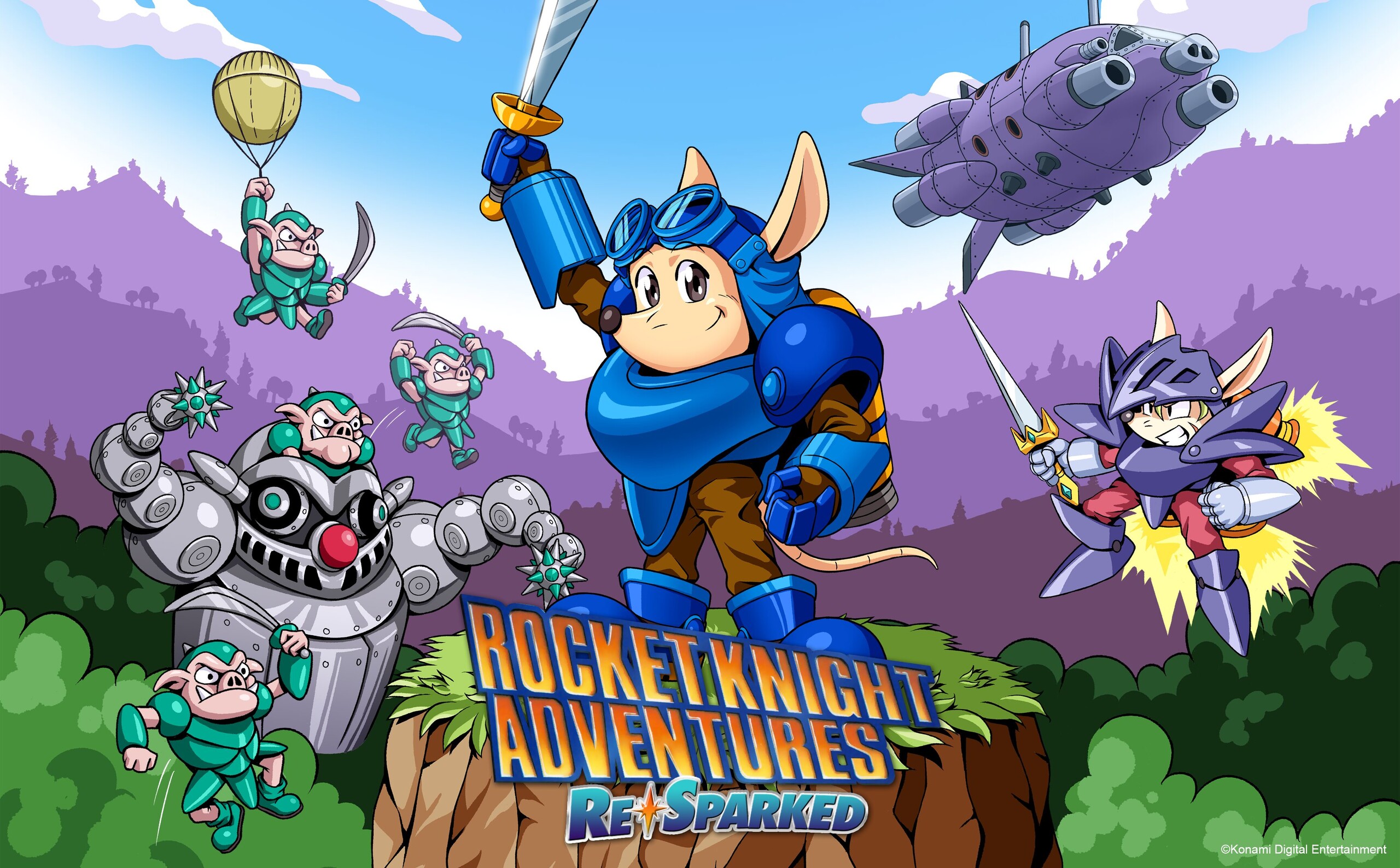 Rocket Knight Adventures: Re-Sparked, постер № 1