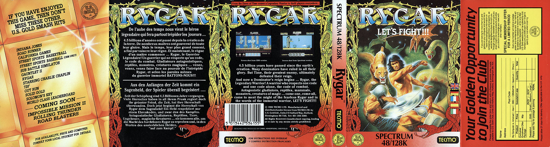 Rygar, постер № 1