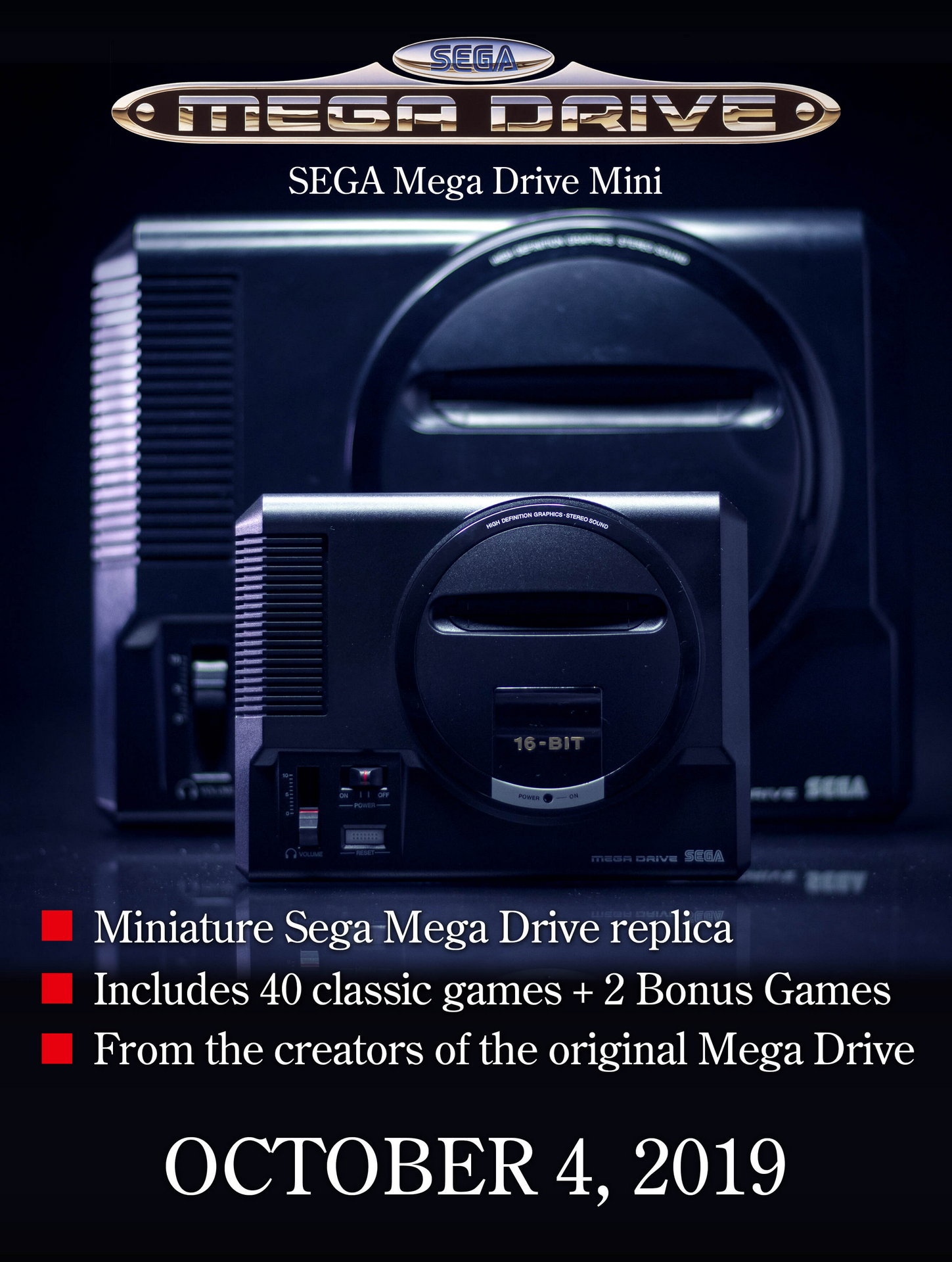 Sega Mega Drive Mini, постер № 1