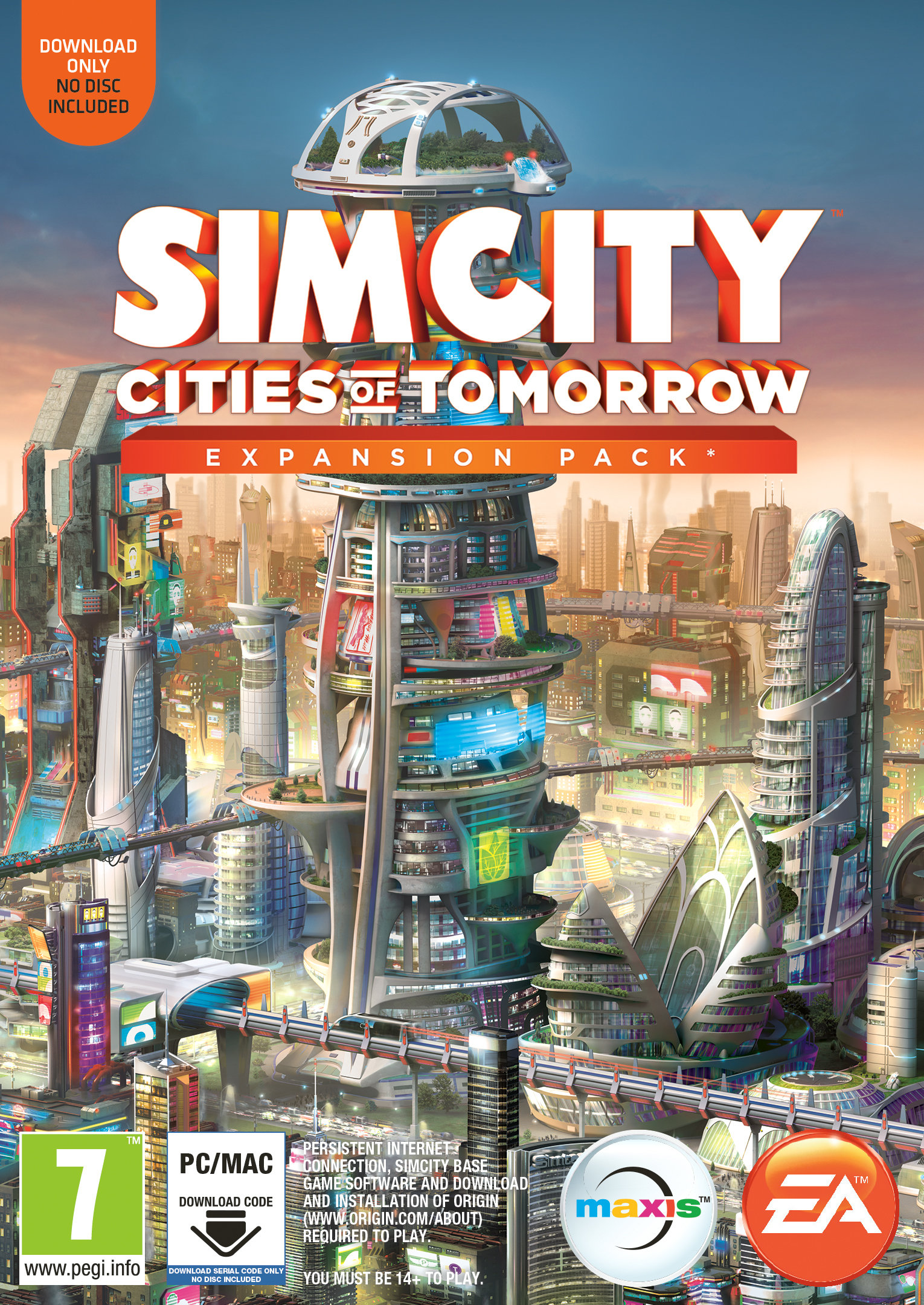 Игра «SimCity: Города будущего» / SimCity: Cities of Tomorrow (2013) —  трейлеры, дата выхода | КГ-Портал