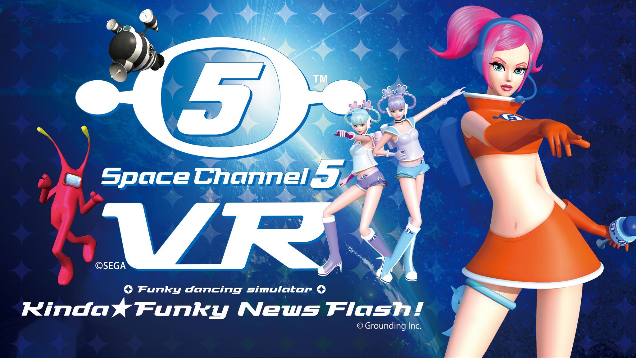 Space Channel 5 VR: Kinda Funky News Flash!, постер № 1