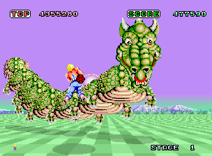 Space Harrier, кадр № 8