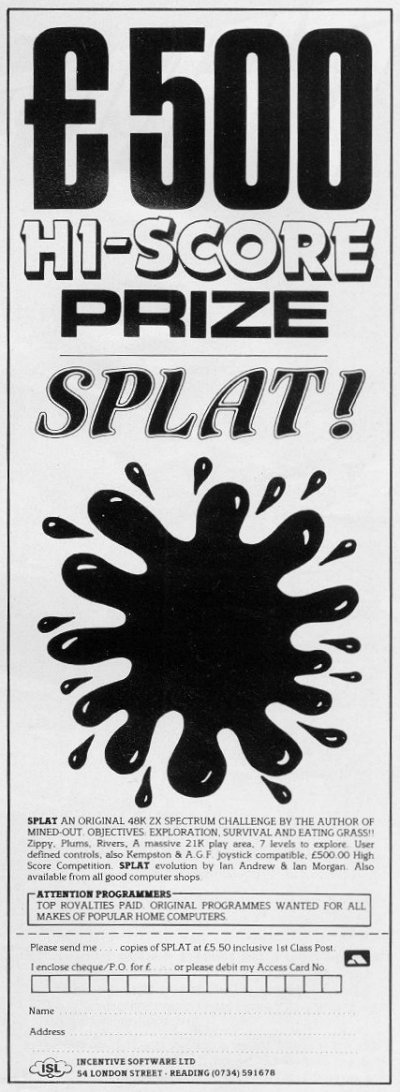 Splat!, постер № 5