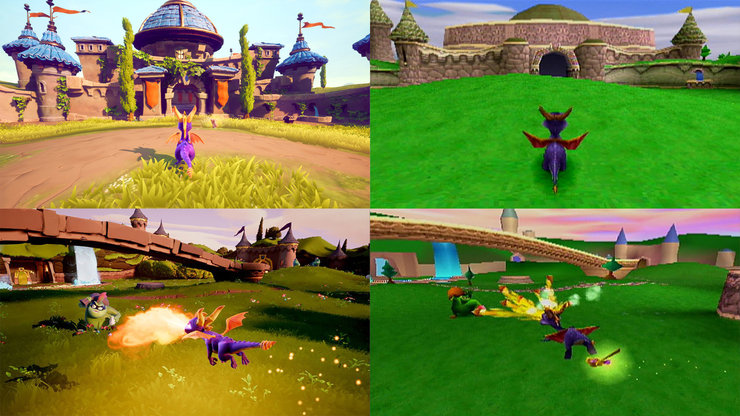 Кадры из игры Spyro Reignited Trilogy