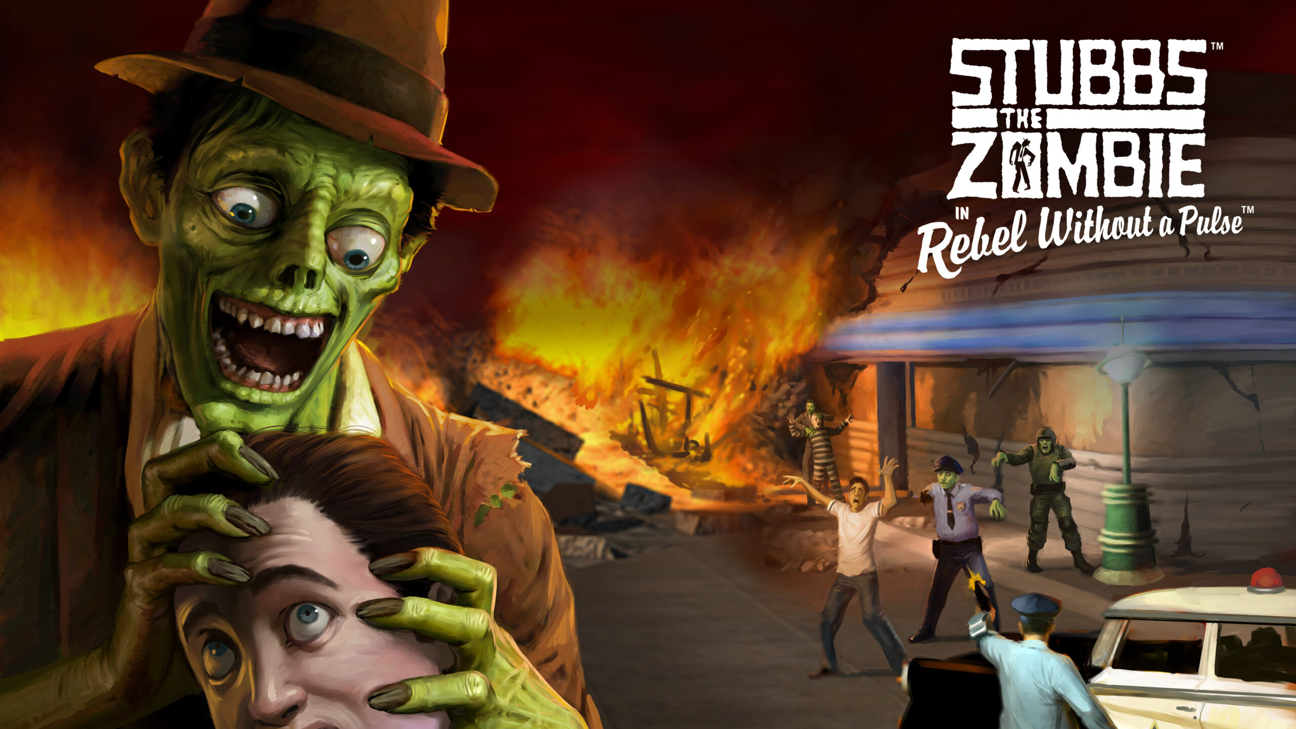 Stubbs the Zombie in Rebel Without a Pulse, постер № 1