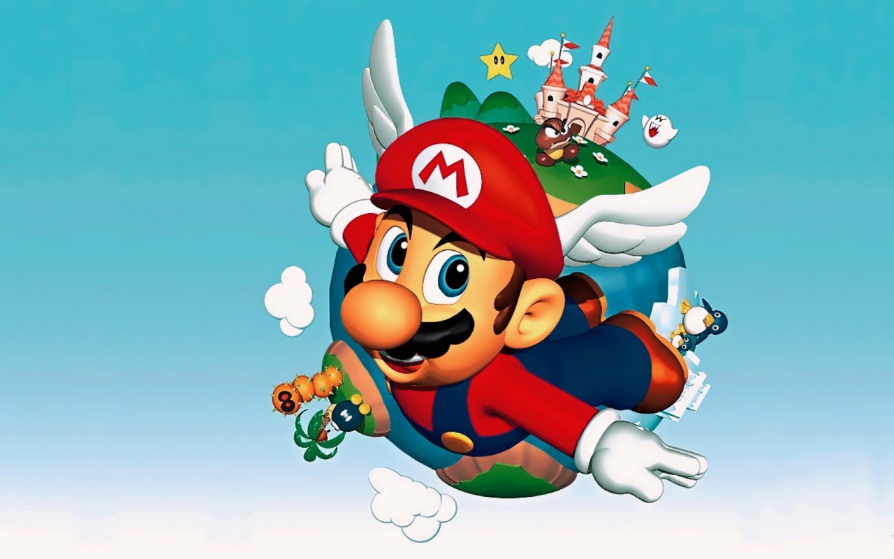 Super Mario 64, кадр № 1