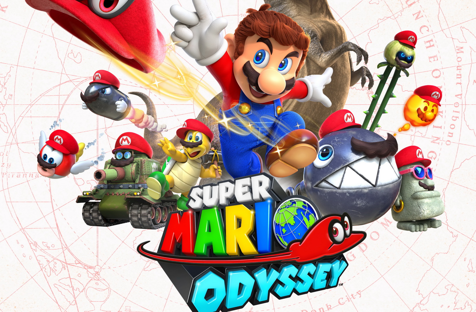 Super Mario Odyssey, постер № 3
