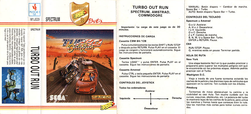 Turbo Out Run, постер № 12